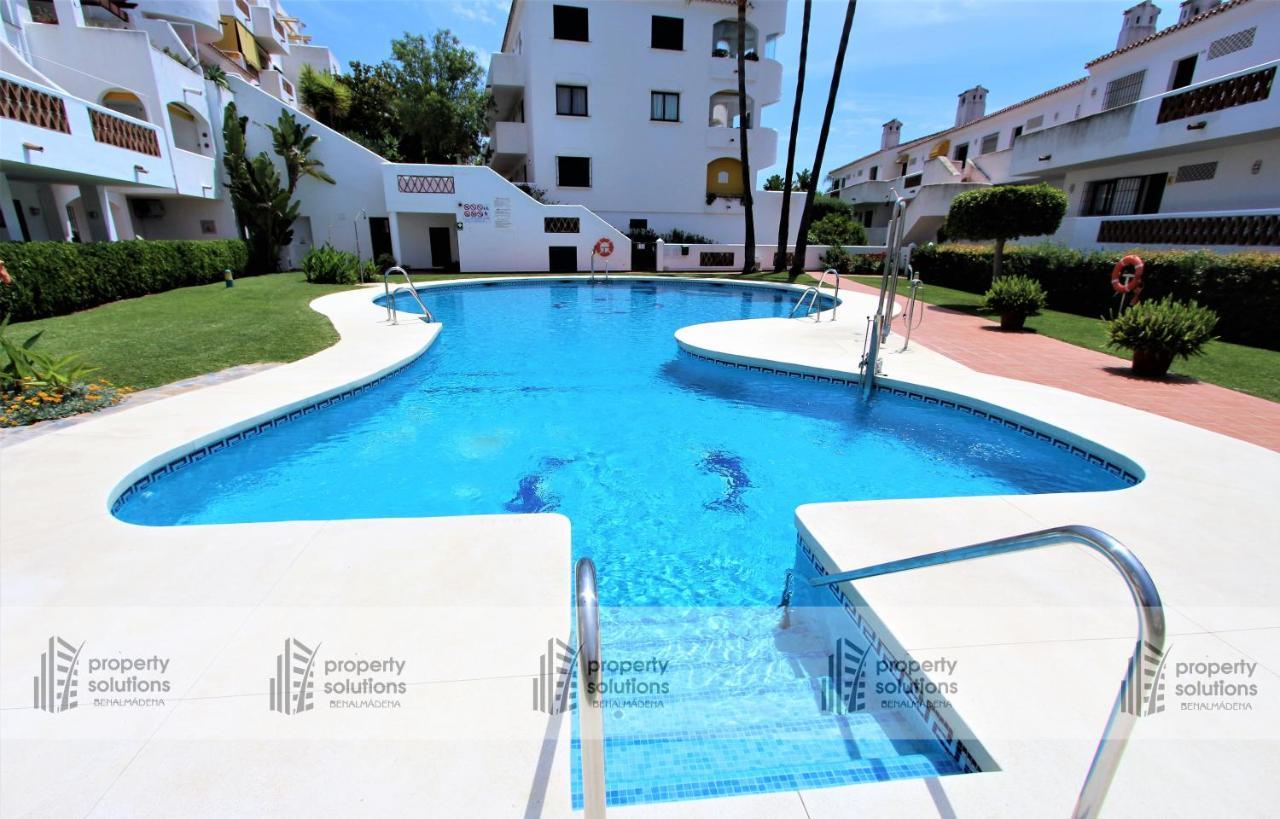 Apartamento PUEBLO DEL PARQUE 3- Terraza, jardín, barbacoa y piscina Benalmádena Exterior foto