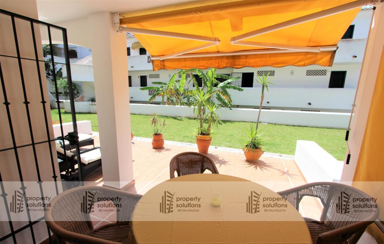 Apartamento PUEBLO DEL PARQUE 3- Terraza, jardín, barbacoa y piscina Benalmádena Exterior foto