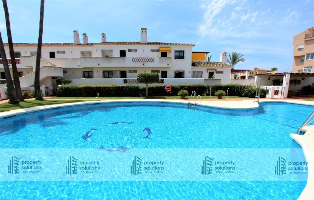 Apartamento PUEBLO DEL PARQUE 3- Terraza, jardín, barbacoa y piscina Benalmádena Exterior foto