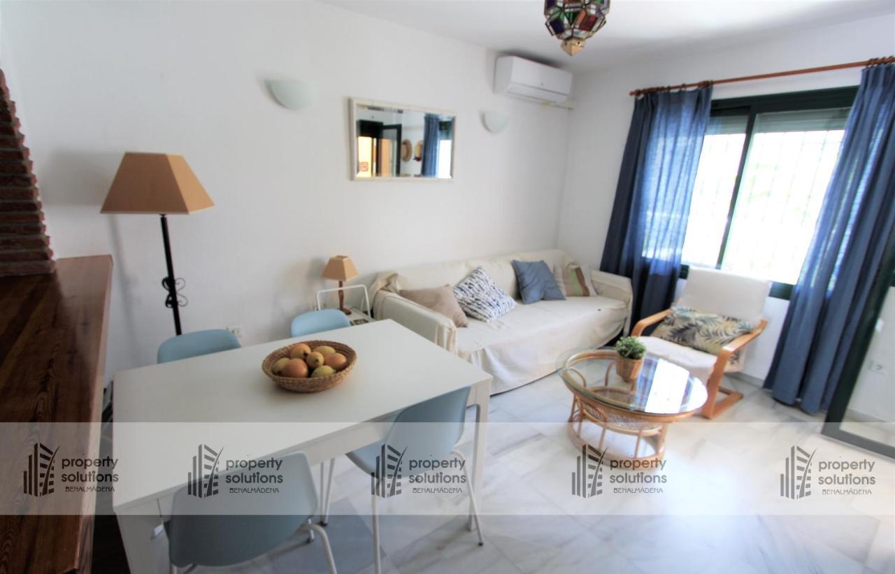 Apartamento PUEBLO DEL PARQUE 3- Terraza, jardín, barbacoa y piscina Benalmádena Exterior foto