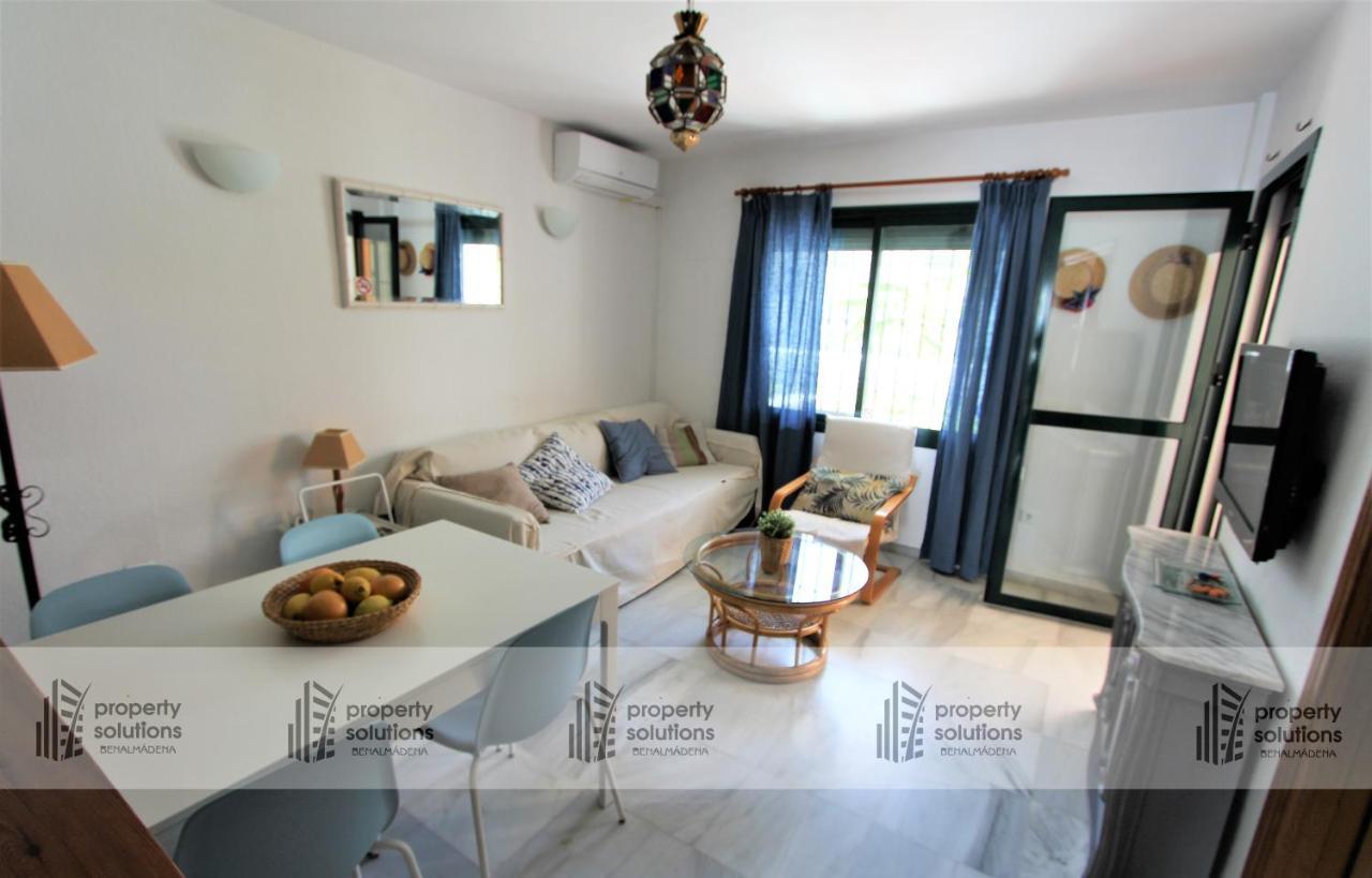 Apartamento PUEBLO DEL PARQUE 3- Terraza, jardín, barbacoa y piscina Benalmádena Exterior foto